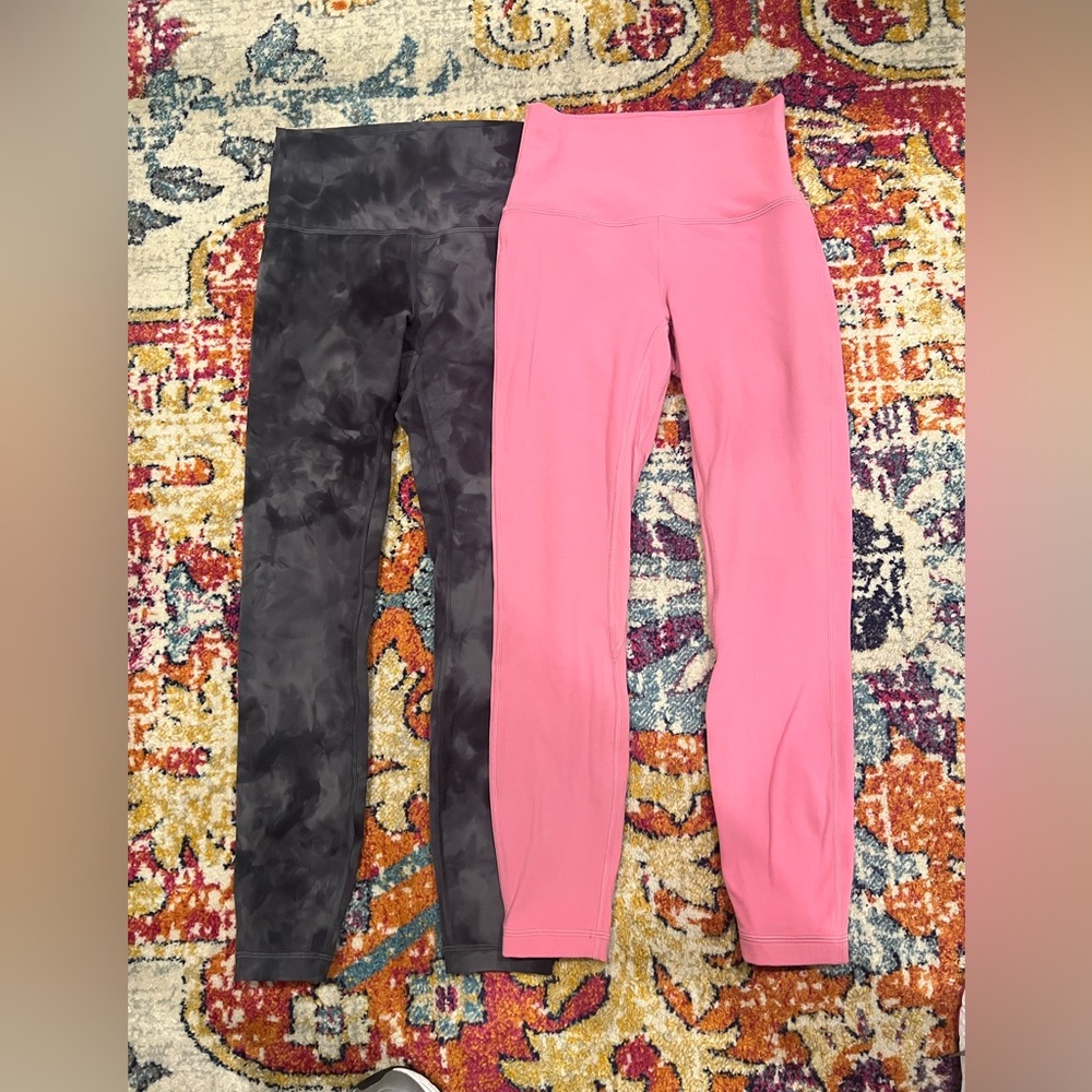 Two pairs of Lulu Lemon high rise leggings Weekend only Special